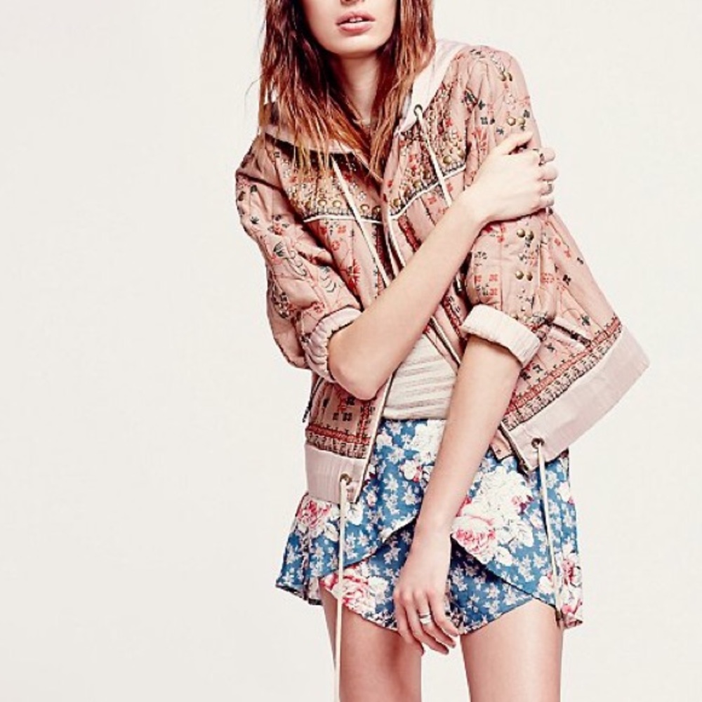 FREE PEOPLE Play My Song Studded JACKET Coat S M L - Picture 5 of 7